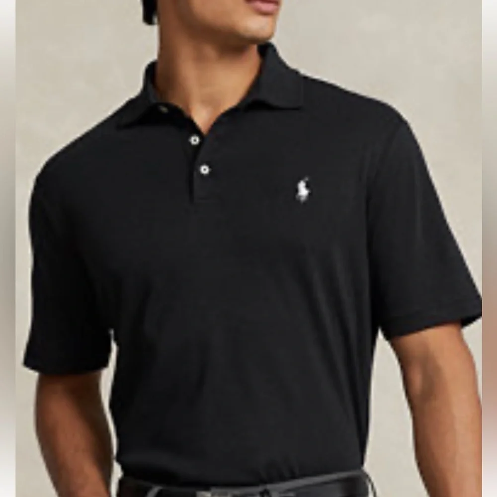 Ralph Lauren Classic Fit Performance Polo Shirt XL Heathered Dark Grey $165